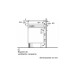 Dimensiones Encimera inducción iQ300 encastrable sin perfiles Negro 60cm de EH631BDB6E Siemens