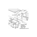 Dimensiones horno multifunción iQ500 con vapor 60cm HR538ABS1 de Siemens