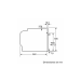 Dimensiones horno multifunción Serie 4 integrable 60cm Negro HBA372EB0 de Bosch