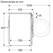 Dimensiones Lavadora 7kg 1200rpm Blanca Clase A Balay