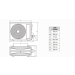 Dimensiones Unidad Exterior Modelo VAIB1-050WN