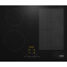 Placa inducción KM 7464 FL 620x520mm Negro con 4 zonas de cocción