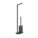 Escobillero y Portapapel Architect S+ Negro Mate de Cosmic