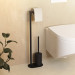 Escobillero y Portapapel Architect S+ Negro Mate de Cosmic