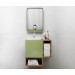 Espejo vertical Verde con soporte smartphone MOOD B&K