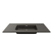 Lavabo para mueble de baño etna negro mate