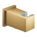 Codo de salida de 1/2 con soporte mural Euphoria Cube de Oro Cepillado Grohe