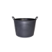 Capazo Plastico Negro 3º Flextub Rubi 