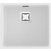 Fregadero ZIE45 blanco brillo bajo encimera 450x500x200mm