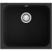 Fregadero Gandia 50 negro brillo bajo encimera 500x405mm