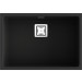 Fregadero ZIE60 Negro brillo bajo encimera 650x450x200mm bajo encimera