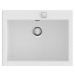 Fregadero SHIRA502 blanco brillo sobre encimera 660x520mm 