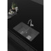 Fregadero ZIE70 2C Concret brillo bajo encimera 750x450x200mm