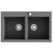 Fregadero SHIRA506 concret brillo bajo encimera 790x520mm