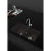 Fregadero SHIRA504 brown brillo bajo encimera 860x520mm