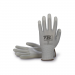 Guantes de trabajo de poliester gris