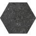 Revestimiento CORALSTONE HEXAGONAL BLACK 29,2x25,4cm Equipe Cerámicas