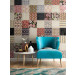 Pavimento y Revestimiento IKE MIX SUMMER 25x25 cm porcelanico decorative pasta blanca