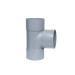Injerto Simple Hembra-Hembra 87º de 32mm diámetro, Gris