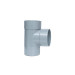 Injerto Simple Macho-Hembra 87º de 110mm diámetro, Gris