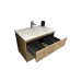Interior Mueble Baño Madera Roble 60cm Sanchis