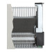 Calefactor eléctrico diseño Avant Touch vertical 800 w Pizarra