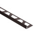 JOLLY-TS - Cantoneras de aluminio con relieve canto fino L - BRONCE