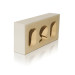 Ladrillo Caravista Klinker Blanco Esmaltado 3 Caras Liso 