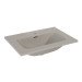 WISH Encimera con lavabo integrado 80cm crema, COSMIC