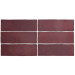Revestimiento MAGMA BURGUNDY 6,5X20cm Equipe Cerámicas