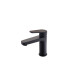 Manacor mezclador monomando lavabo negro mate Teka