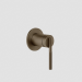 Parte externa mando remoto para lavabo de pared Ingranaggio Bronce 1 vía, Gessi