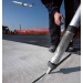 Aplicación Mapeflex pu 45 ft con pistola para formato salchichón.