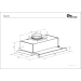 Medidas campana encastrable extraíble YORK IV 60cm Inox, Thermex