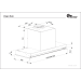 Medidas campana encastrable INTEGRO 51 II BASIC Inox 90cm, Thermex