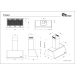 Campana extractora a pared BRETAGNE Inox 90cm sin motor, Thermex