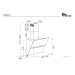 Meidas Campana Extractora Pared Preston II 90cm Negra Thermex 