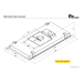 Medidas campana extractora techo METZ MAXI LED STRIP II cristal Blanco 120x60cm sin motor, Thermex
