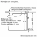 Medidas Horno Multifunción 60cm encastrable con airfrayer negro/inox, Bosch