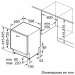 Dimensiones Lavavajillas  iQ300 Integrable Acero 60cm Bosch