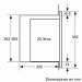 Dimensiones Microondas Encastrable 38cm 20L Apertura Izquierda Siemens
