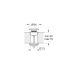 Medidas Valvula Desague Cerrado Push-Open Negro Mate Grohe
