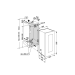 Medidas Vinoteca integrable EWTgb 2383 Vinidor Liebherr 122x57x55cm