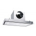 Campana extractora encastrable a techo METZ MEDIO III STRIPE cristal blanco 90 cm Thermex