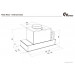Campana extractora encastrable metz micro 53 cm blanca thermex