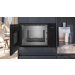 Ambiente Microondas eléctrico encastrable 38 cm negro, BF525LMB1 Siemens