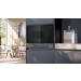 Ambiente Microondas eléctrico encastrable 38 cm negro, BF525LMB1 Siemens