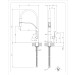 Grifo de fregadero Semi-pro acabado Finox Black Matt