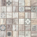 Mosaico enmallado Hydra beige 30x30cm