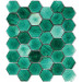 Mosaico enmallado MYKONOS ESMERALD 31,2x27cm